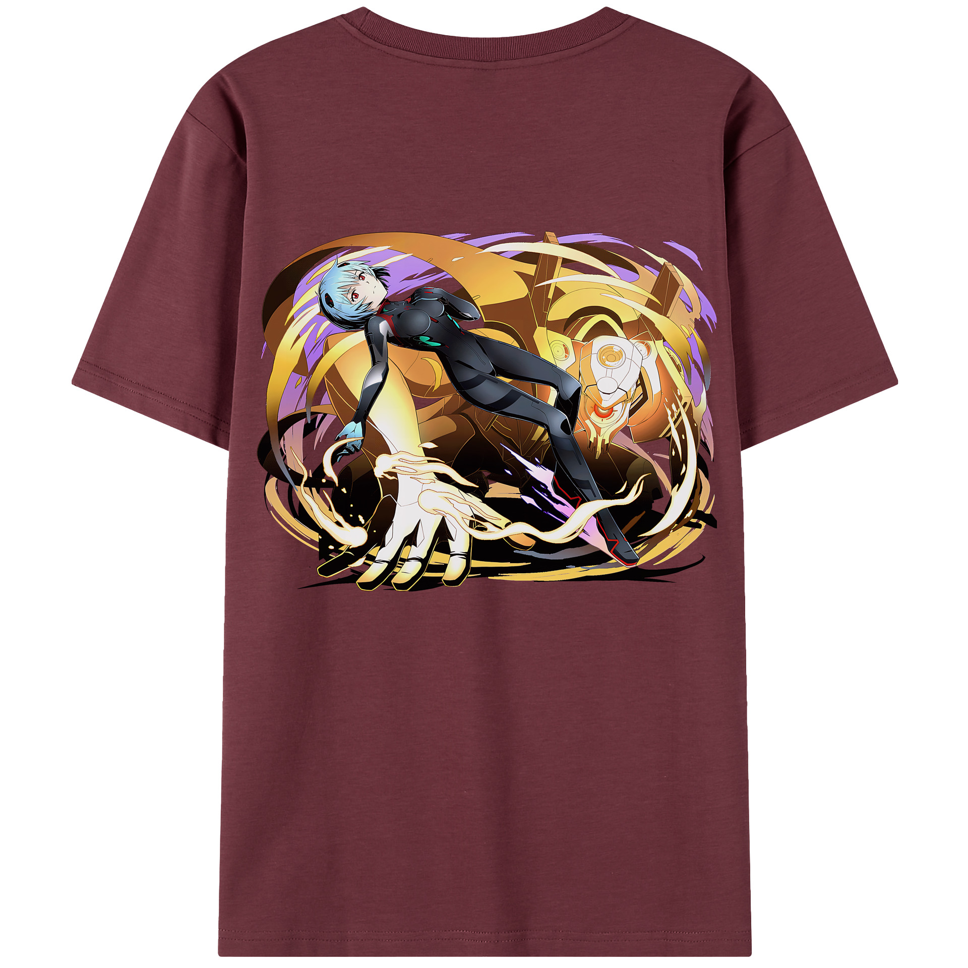 （画像用） EVA 新世紀エヴァンゲリオン 綿100％半袖Tシャツ（背面プリント）